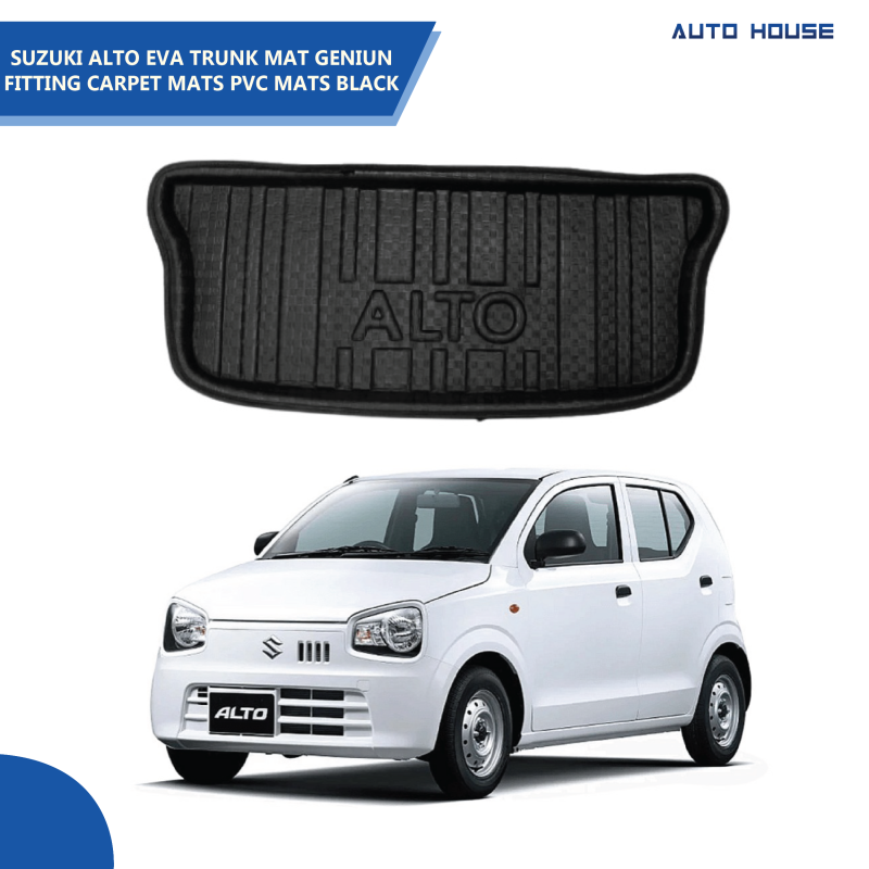 Suzuki Alto Trunk Mat Genuine Fitting Pvc Mats Black