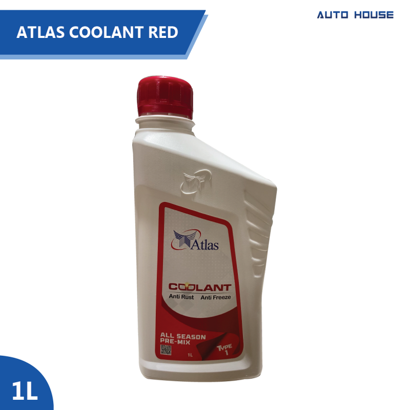 Atlas Coolant All Season Pre Mix (Red) 1L