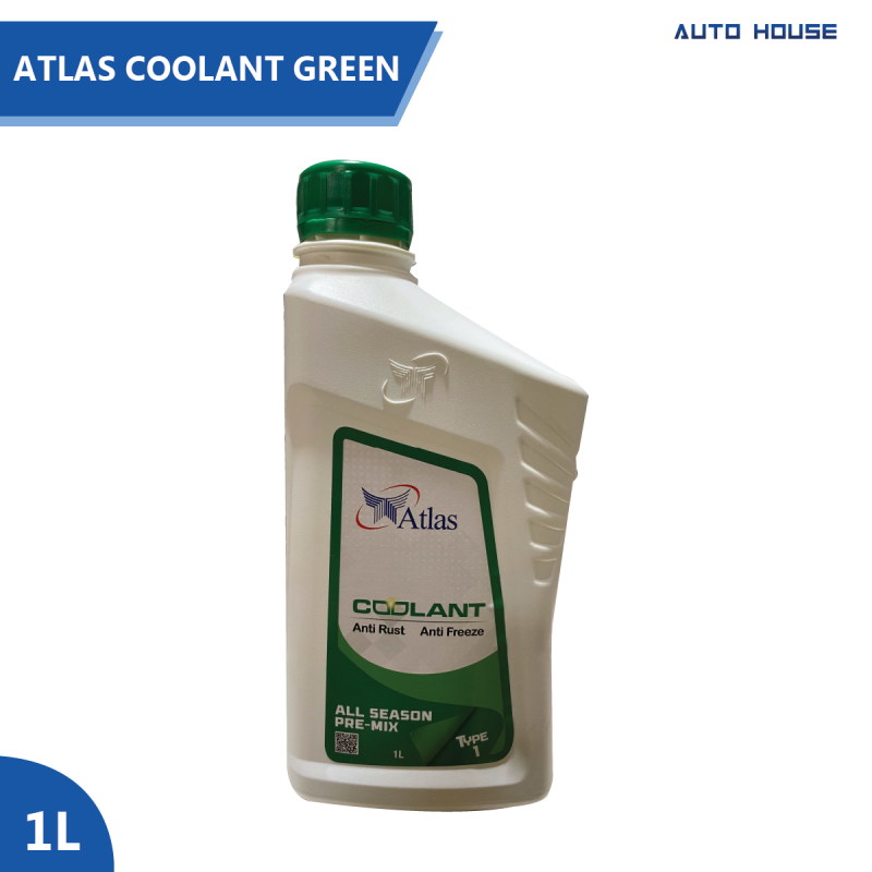 Atlas Coolant All Season Pre Mix (Green) 1L