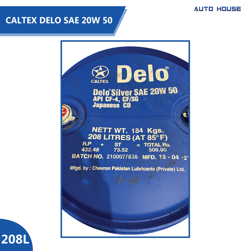 Delo Silver CF-4 20W-50 208L