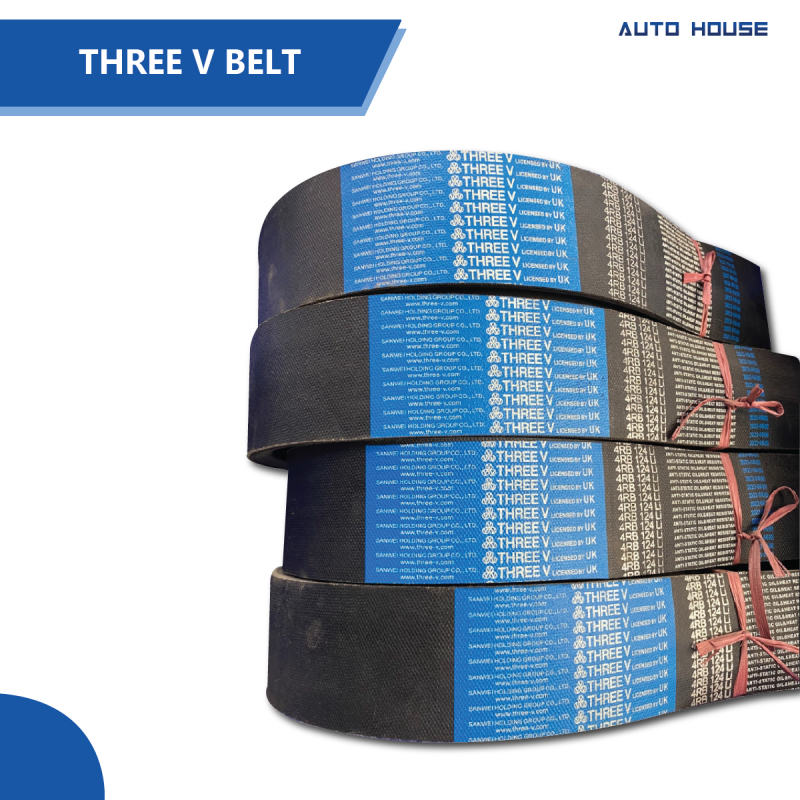 THREE V BELT (china) SIZE 4RB 124 LI