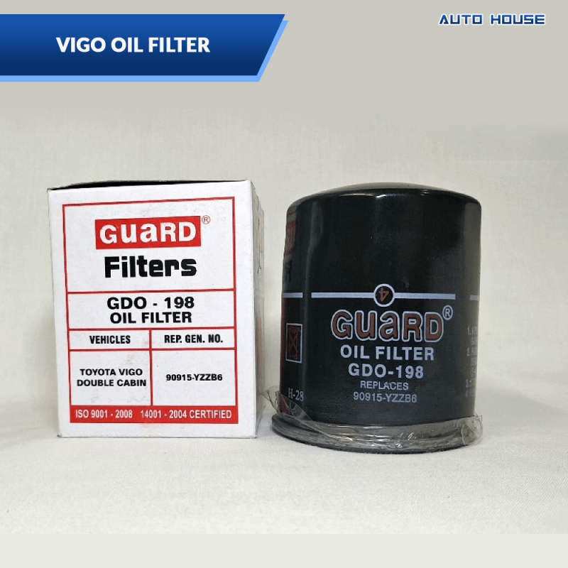 Toyota Vigo Double Cabin, Guard Oil Filter 90915-YZZB6 GDO-198