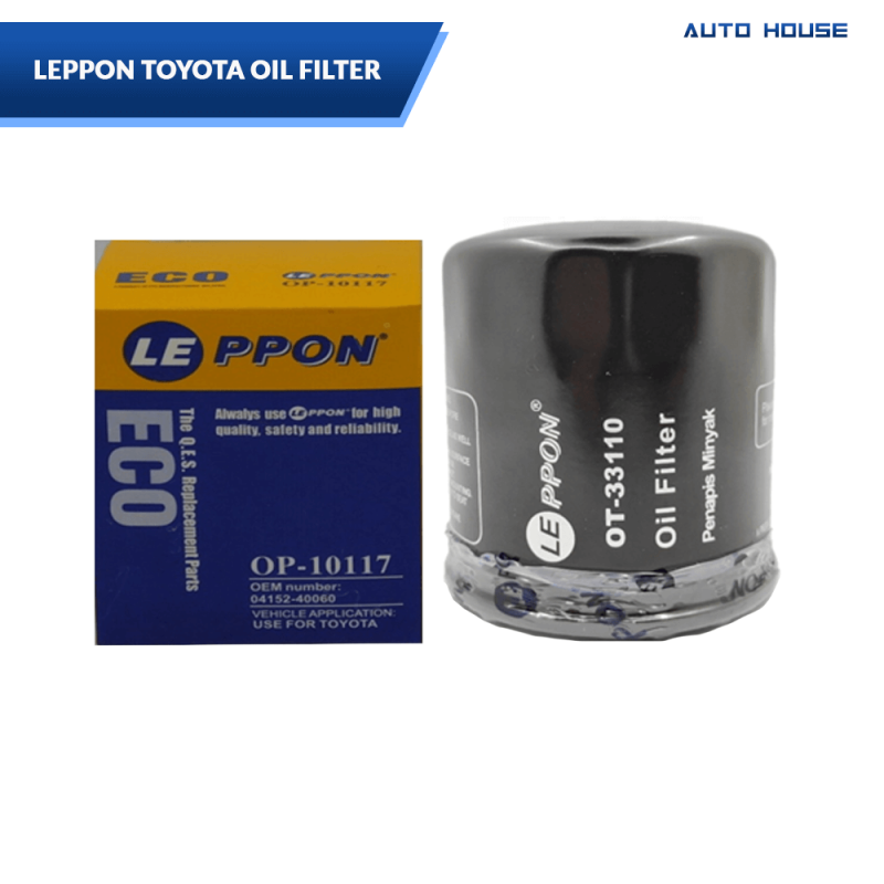 Toyota Oil Filter Corolla, Xli, Gli, Altas (All Model) Leppon OP-10117