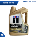 Mobil1 Triple Action Power+ Full Synthetic 0W-40 SP, ACEA A3/B4 4L