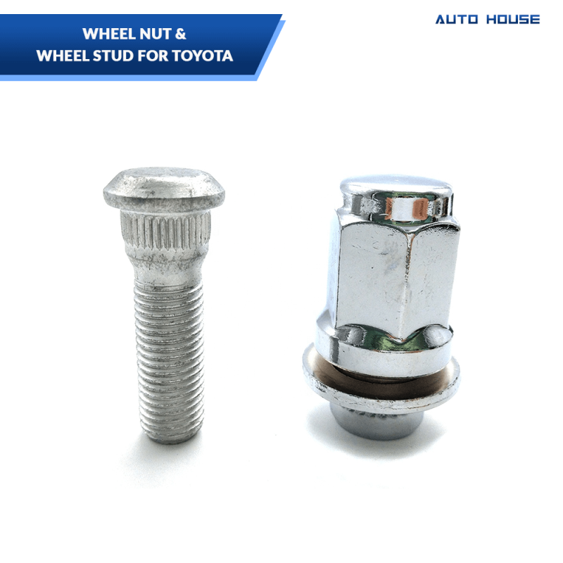 Wheel Nut & Wheel Stud For Toyota Xli, Gli, Altis, Grande All Models