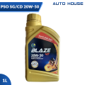 Pso Blaze 4T SG/CD Jaso MA2 4-Stroke Motorcycle Oil 20W-50 1L