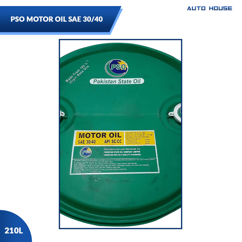 PSO Motor Oil SC/CC 30/40 210L